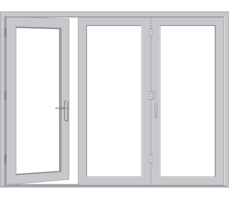 Fargo Pella Architect Reserve Series Contemporary Bifold Patio Door