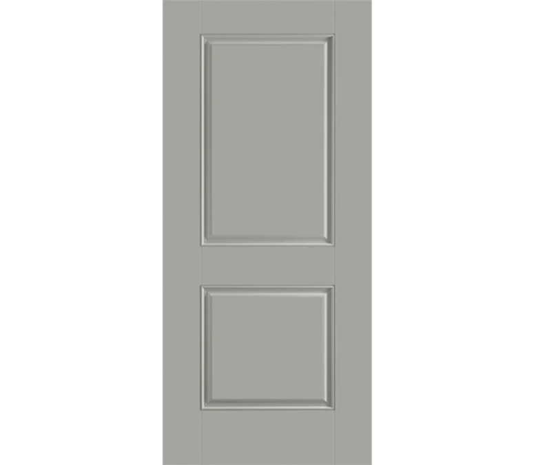 Fargo Two Panel Square Fiberglass Entry Door